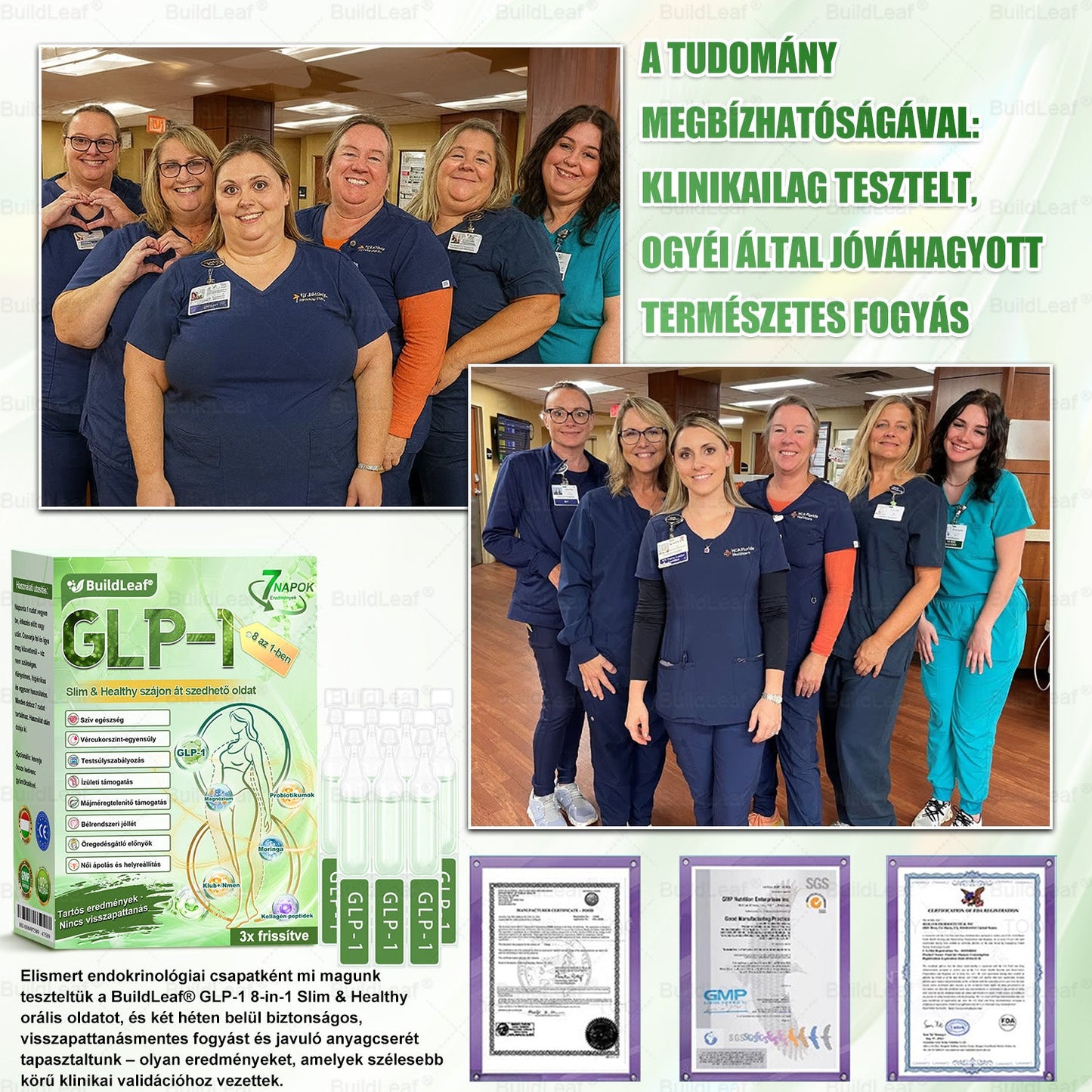 D💥 BENU Online Áruház 🏪 BuildLeaf GLP-1 8-az-1-ben Fit & Vital orális oldat — napi 1x használat, látható eredmény 7 nap alatt. Támogatja a testsúlykontrollt, vércukor- és szív-érrendszeri egészséget, emésztést és ízületeket.