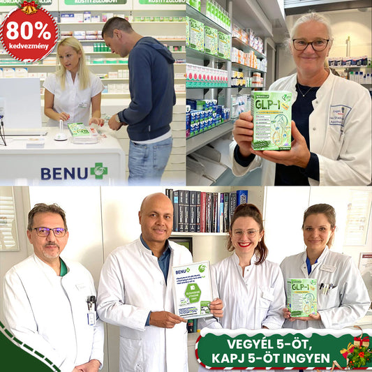 F💥 BENU Online Áruház 🏪 BuildLeaf GLP-1 8-az-1-ben Fit & Vital orális oldat — napi 1x használat, látható eredmény 7 nap alatt. Támogatja a testsúlykontrollt, vércukor- és szív-érrendszeri egészséget, emésztést és ízületeket.